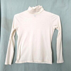 Talbots Ivory Turtleneck Sweater